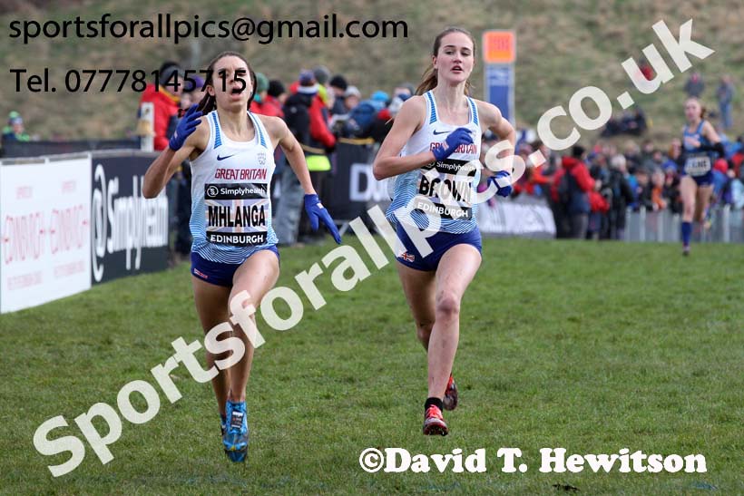 Simplyhealth Great Edinburgh XCountry junior women, 2018 Simplyhealth Great Edinburgh International XCountry. Photo: David T. Hewitson/Sports for All Pics